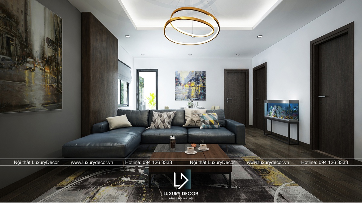 Thiết kế nội thất chung cư 65m2 phong cách tối giản - Home&Home
