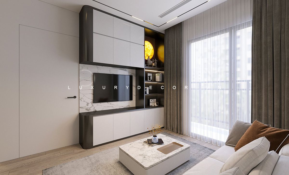 Mẫu thiết kế nội thất chung cư 70m2 đẹp, ấn tượng nhất - Báo Đồng Khởi  Online
