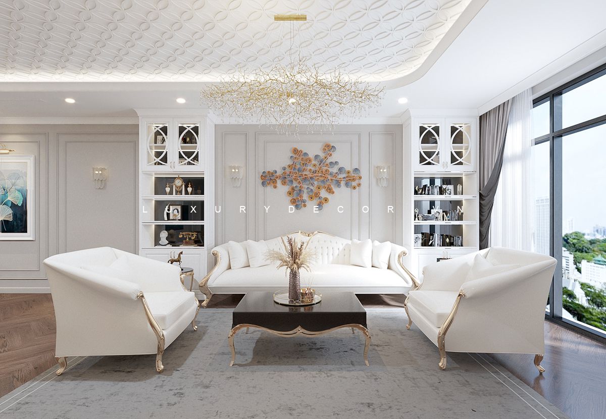 10+ mẫu nội thất phòng khách đẹp, thiết kế đơn giản, hiện đại