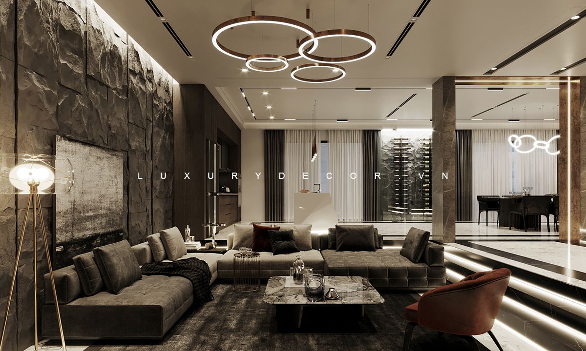 100+ mẫu thiết kế phòng khách biệt thự đẹp, hiện đại, xứng tầm đẳng cấp